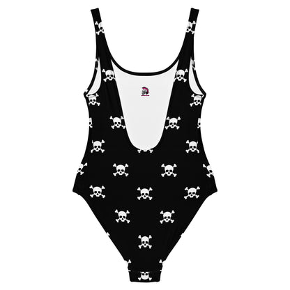 Pirate Skull One-Piece Swimsuit