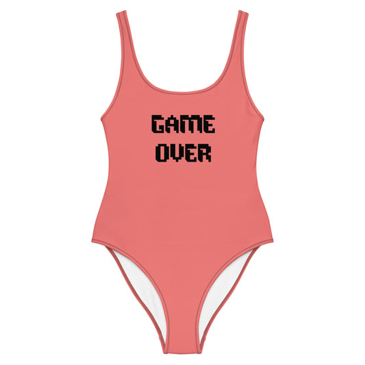 Game Over One-Piece Swimsuit