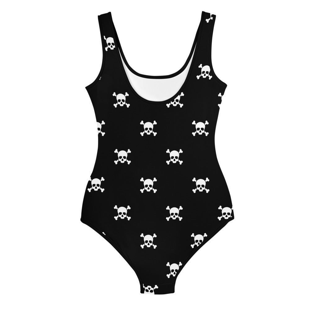 Pirate Skull Youth Swimsuit