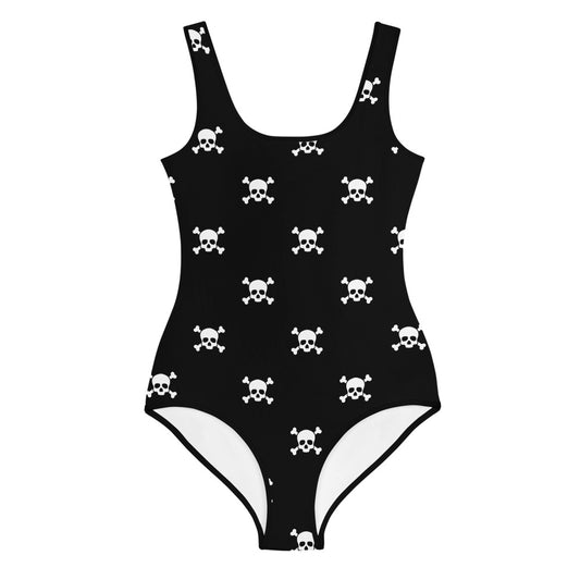 Pirate Skull Youth Swimsuit