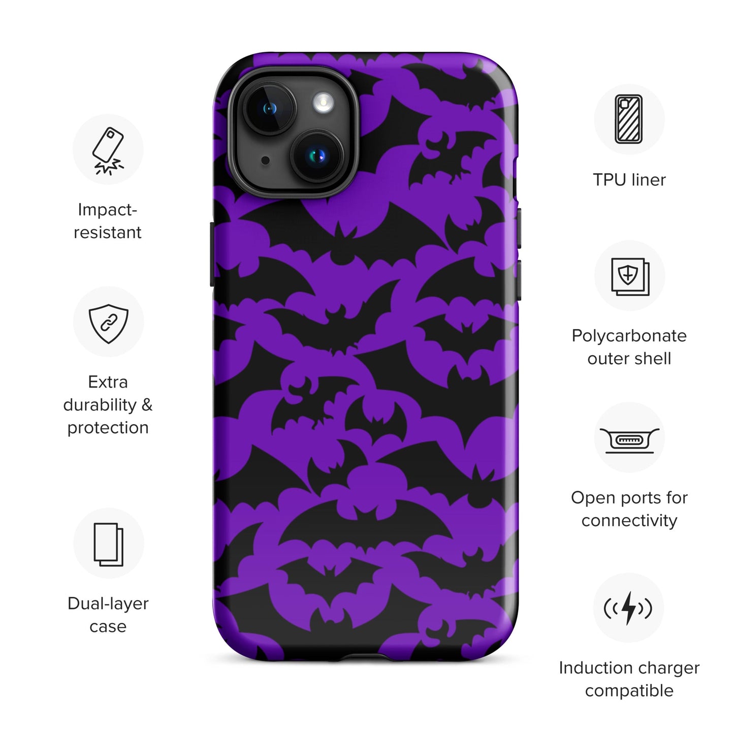 Bat Tough Case for iPhone® - Graphic Punks
