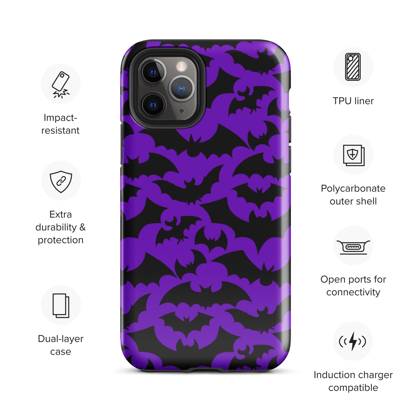 Bat Tough Case for iPhone® - Graphic Punks