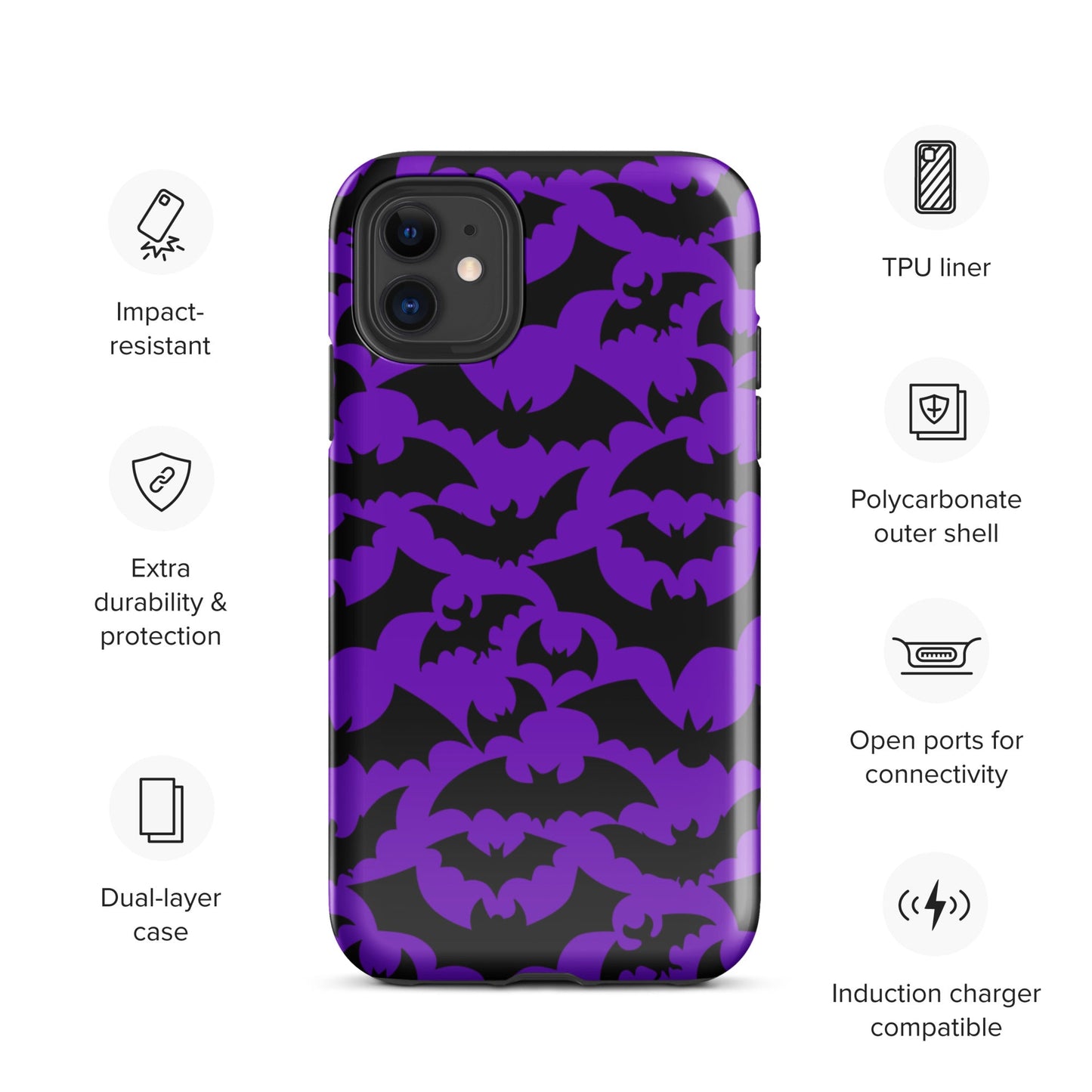 Bat Tough Case for iPhone® - Graphic Punks
