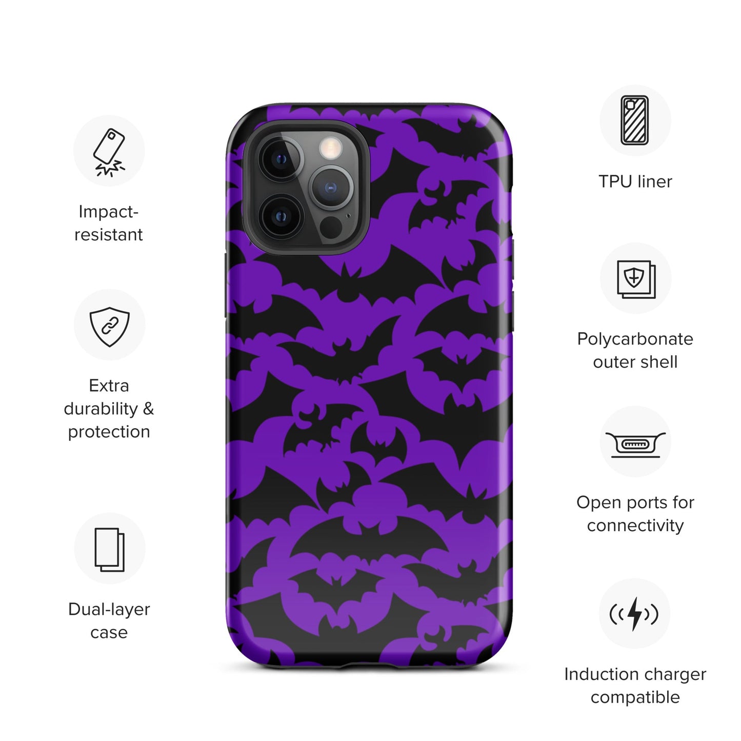 Bat Tough Case for iPhone® - Graphic Punks
