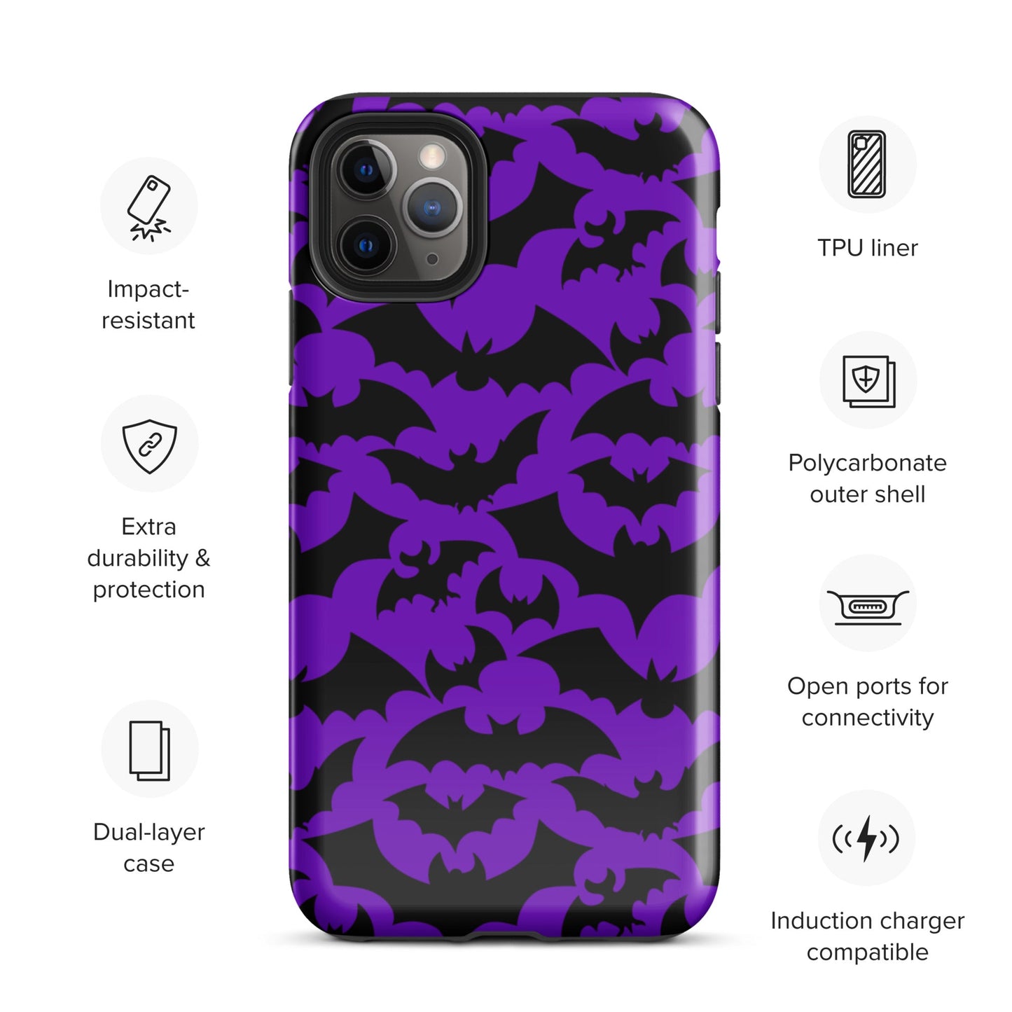 Bat Tough Case for iPhone® - Graphic Punks
