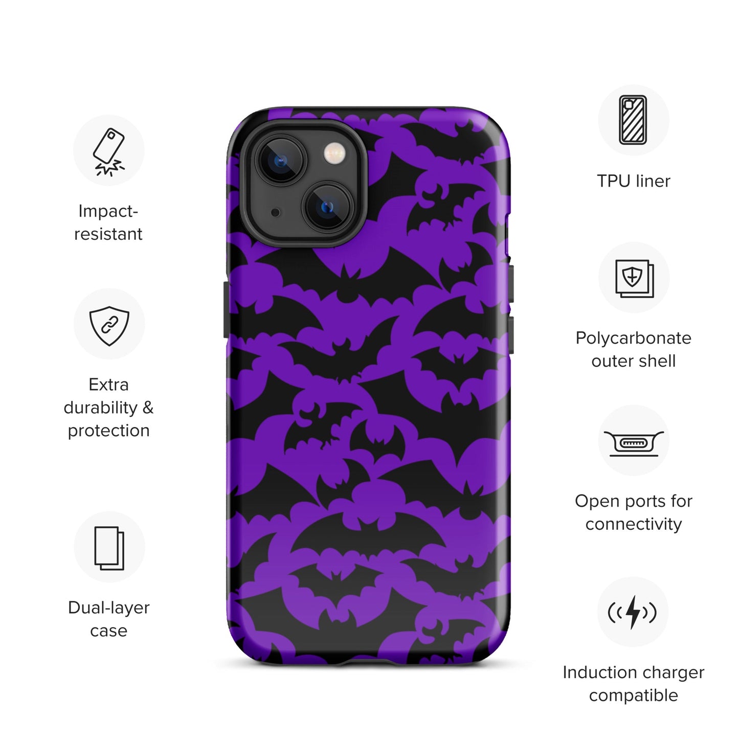 Bat Tough Case for iPhone® - Graphic Punks