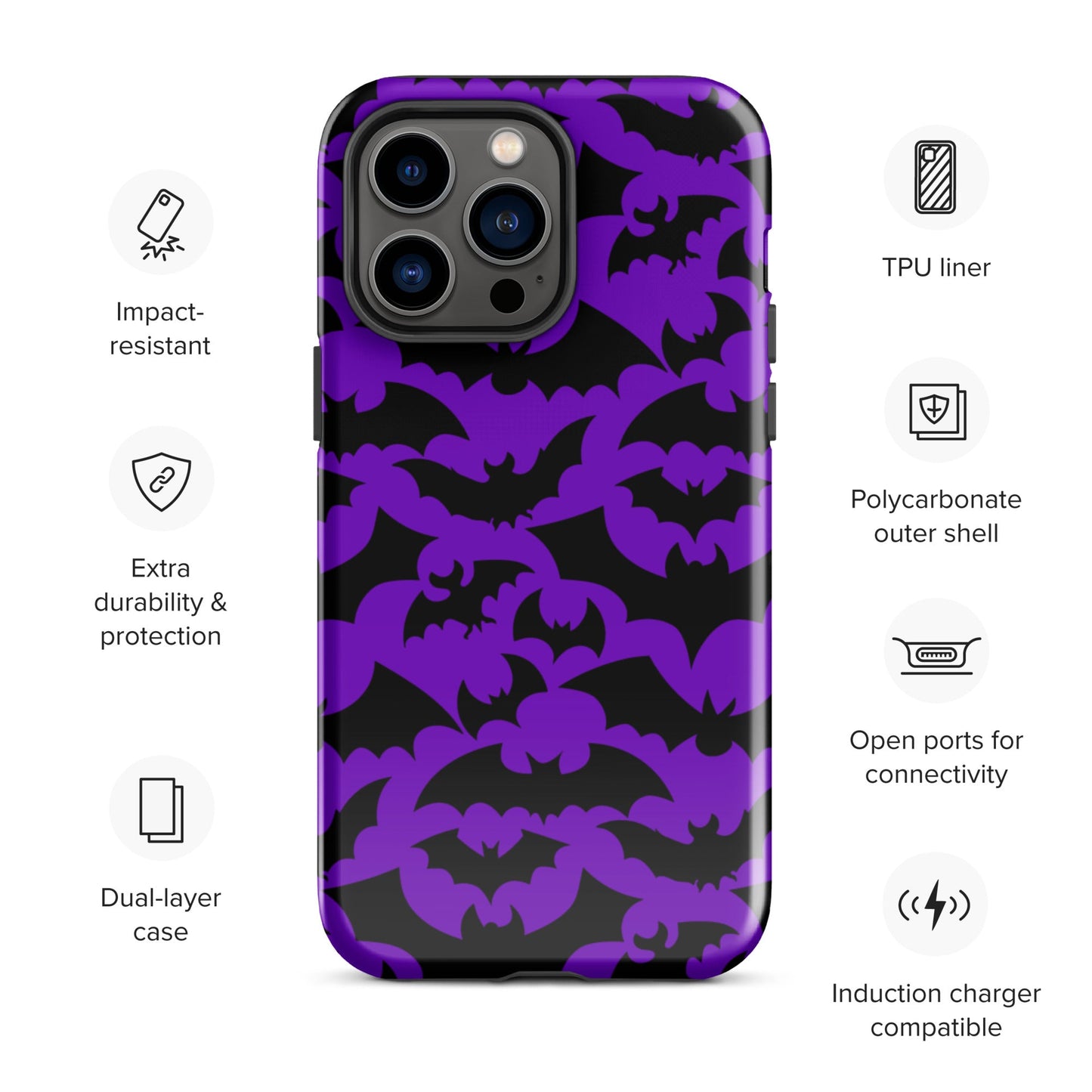 Bat Tough Case for iPhone® - Graphic Punks
