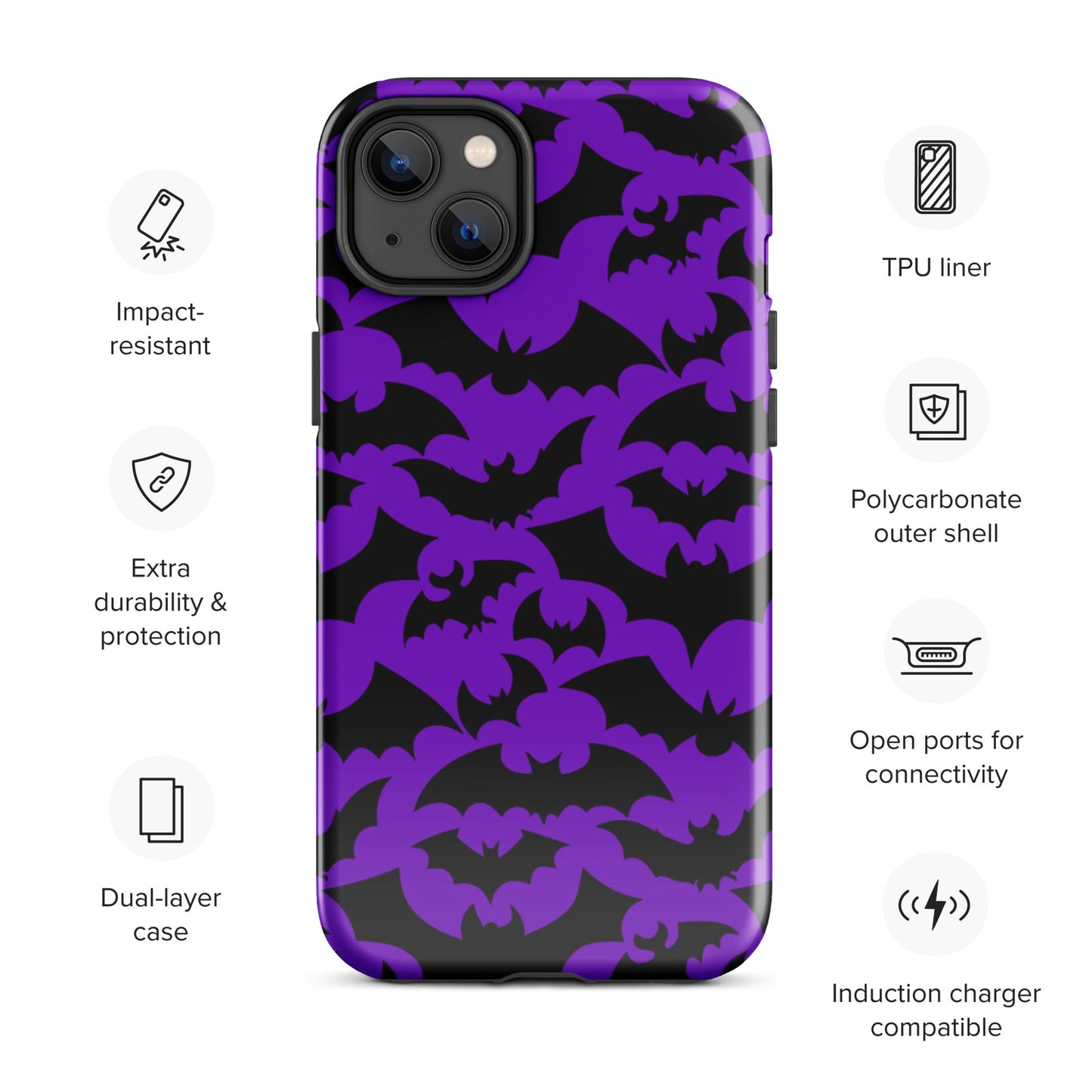 Bat Tough Case for iPhone® - Graphic Punks