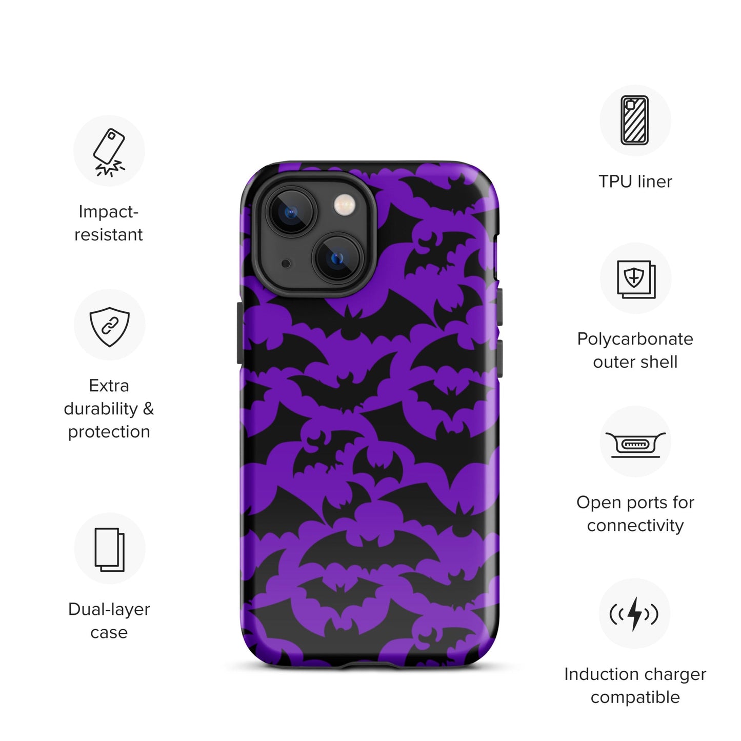 Bat Tough Case for iPhone® - Graphic Punks