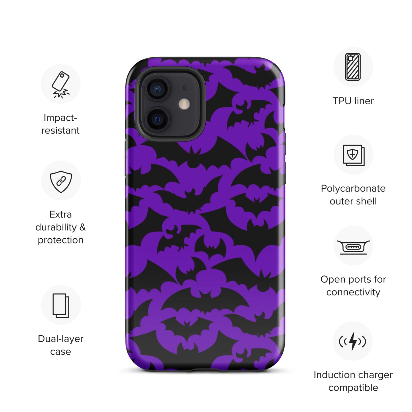 Bat Tough Case for iPhone® - Graphic Punks