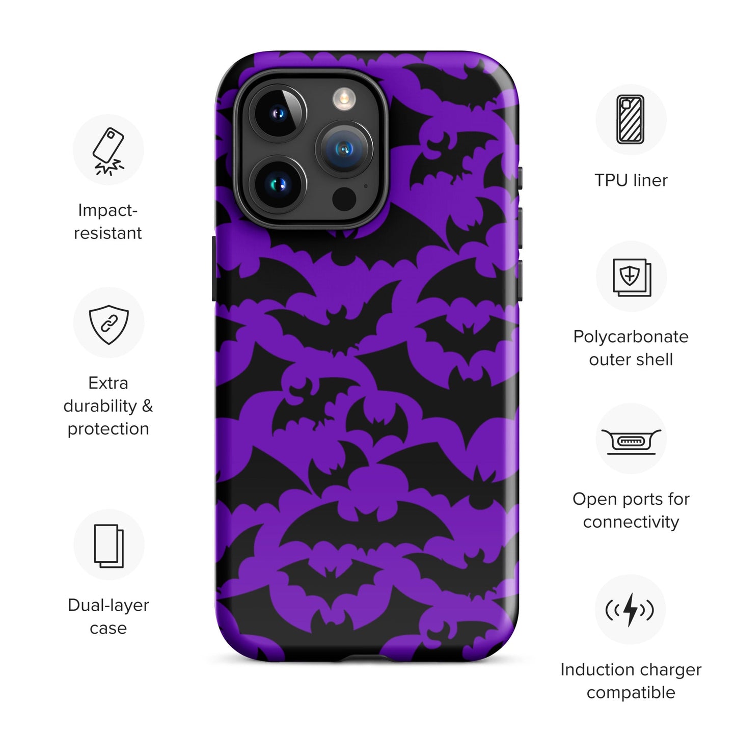 Bat Tough Case for iPhone® - Graphic Punks