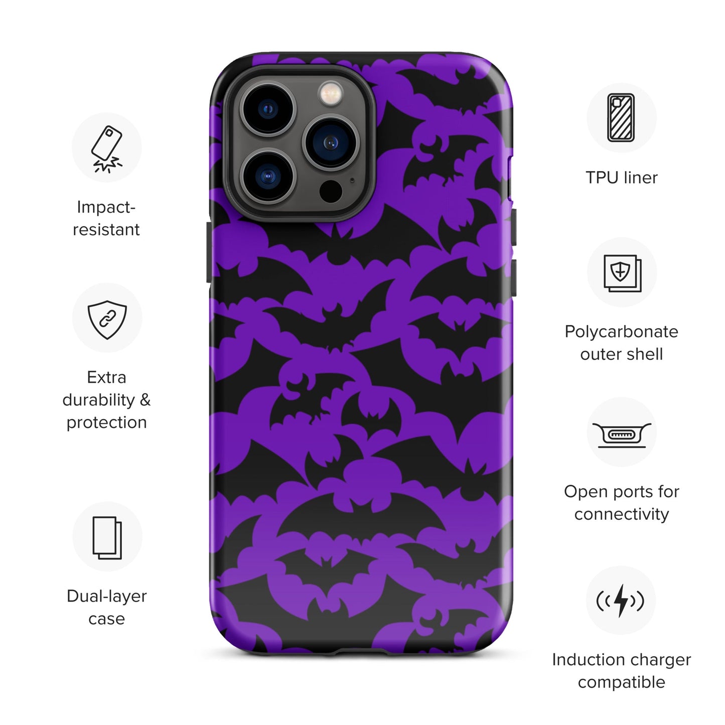 Bat Tough Case for iPhone® - Graphic Punks