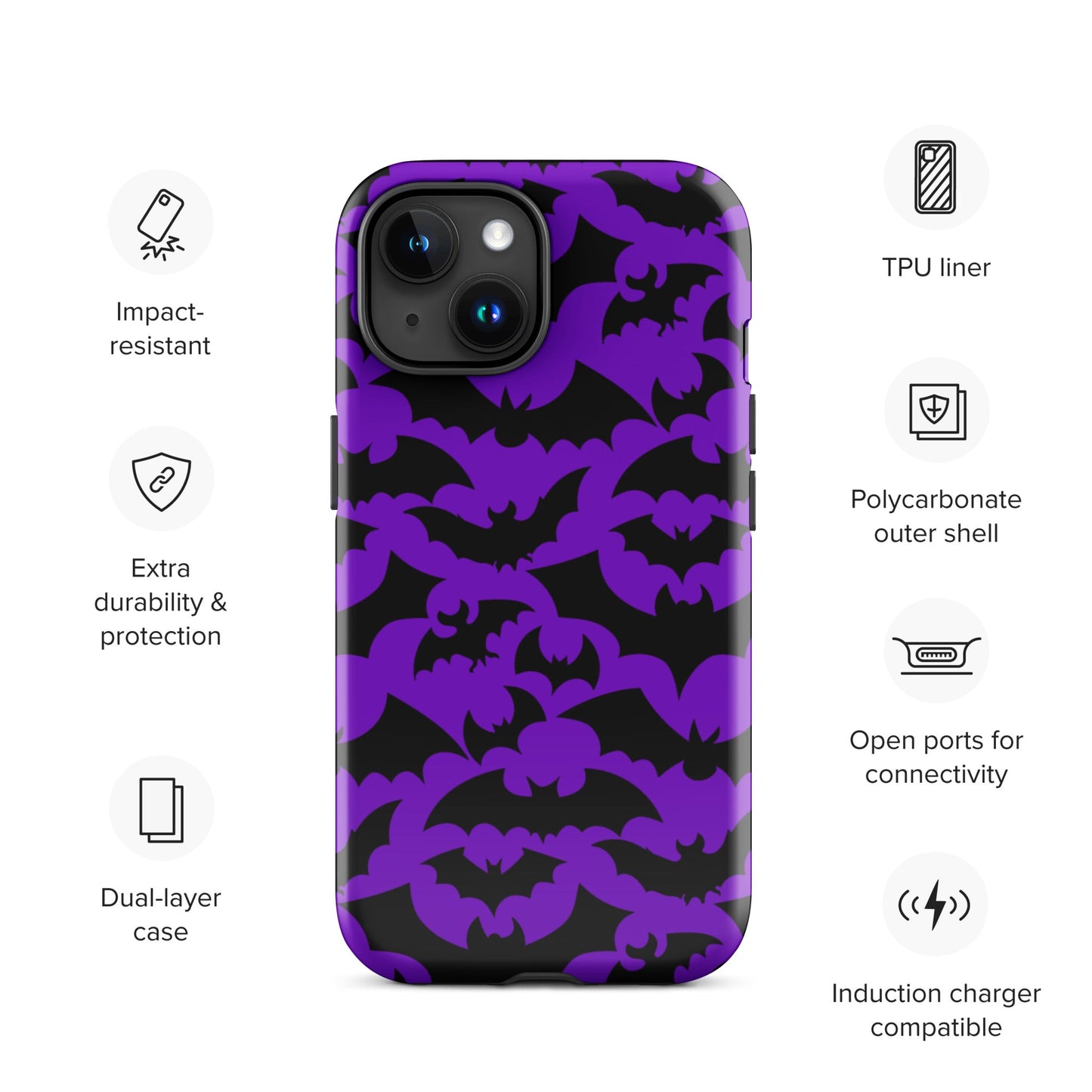 Bat Tough Case for iPhone® - Graphic Punks