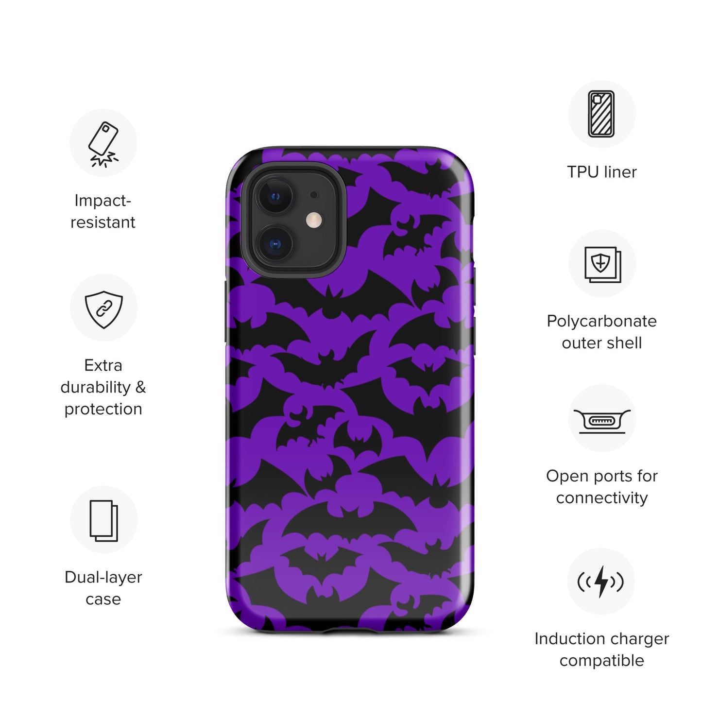 Bat Tough Case for iPhone® - Graphic Punks