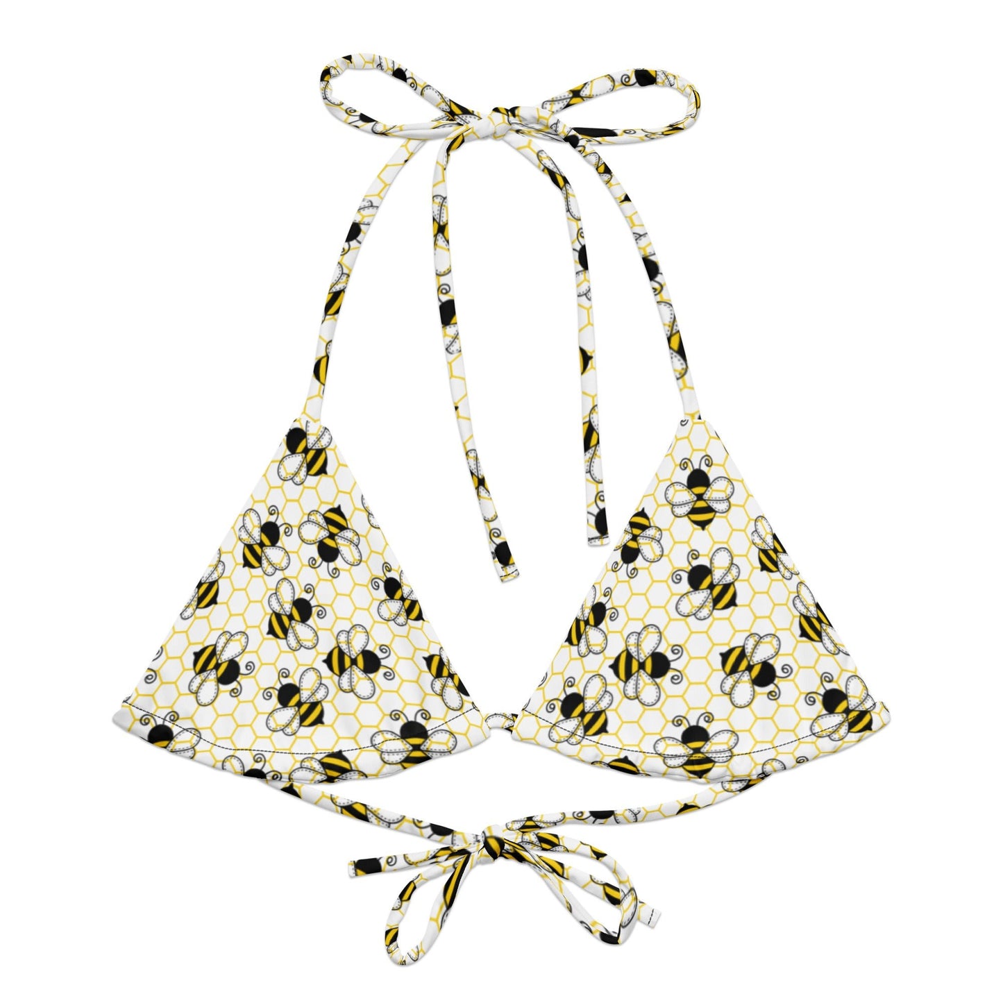 Bee Hive String Bikini Top - Graphic Punks