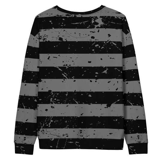 Black & Grey Cotton Sweatshirt - Graphic Punks