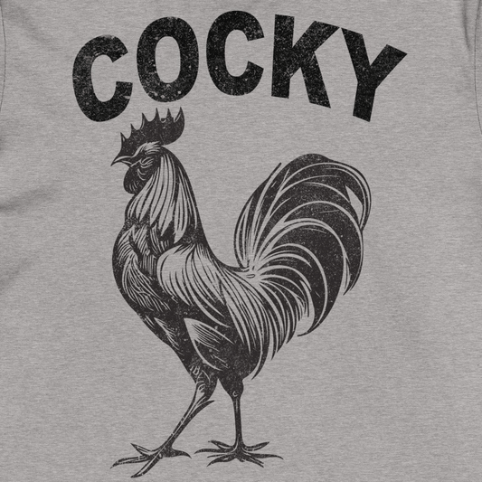 Cocky Unisex Organic Cotton Tee - Graphic Punks