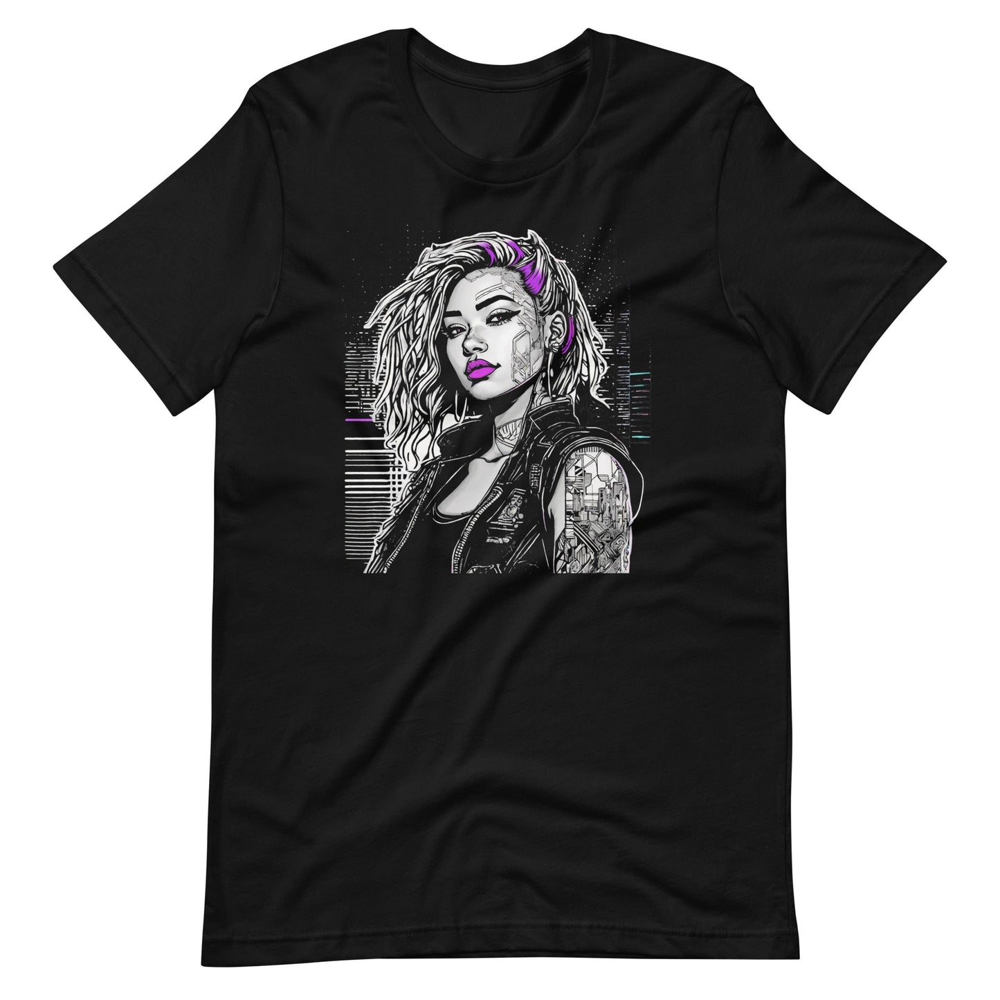 Cyberpunk Girl Unisex Tee - Graphic Punks