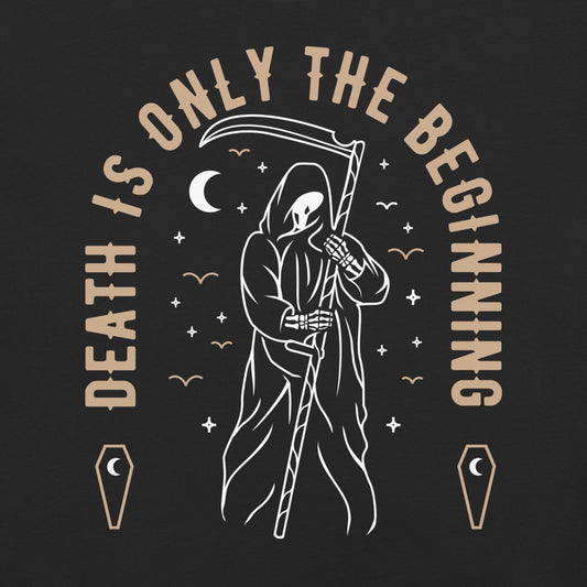 Death is Only the Beginning Garment - Dyed Heavyweight T-Shirt - Graphic Punks