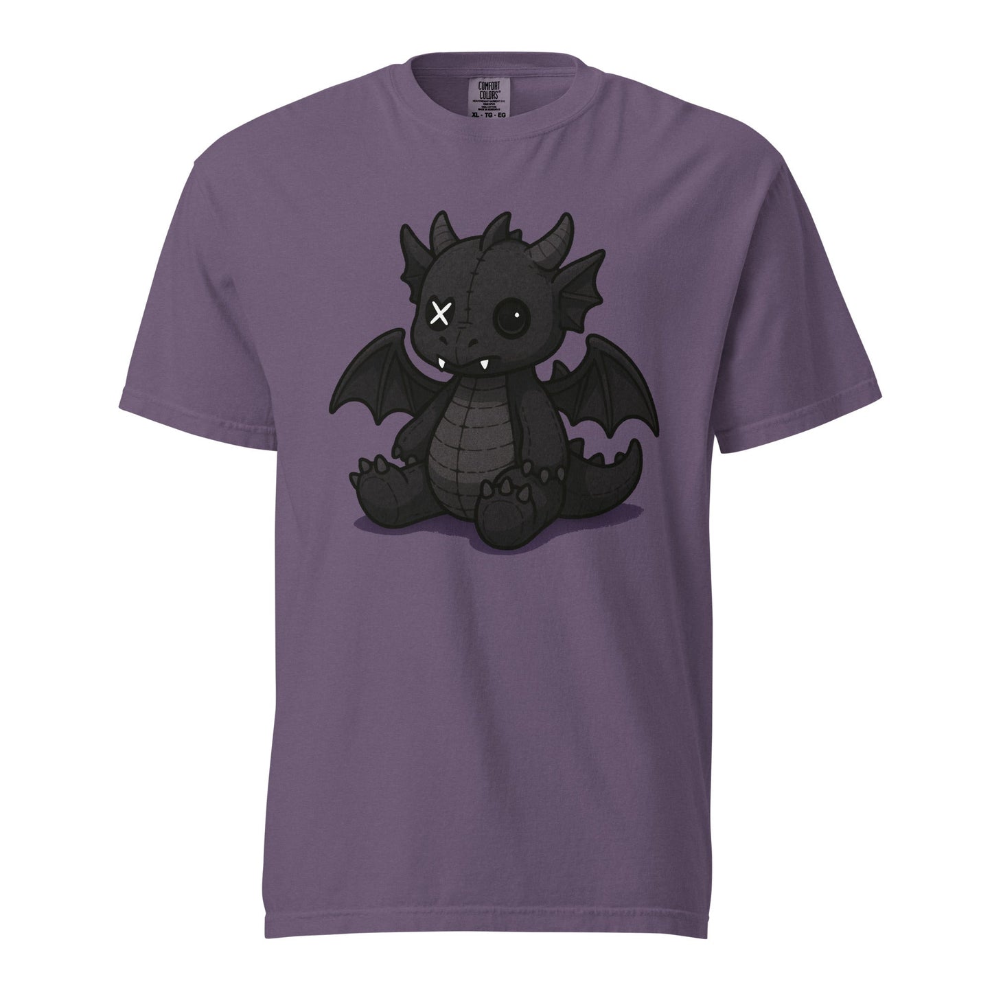 Dragon Plushie Garment - Dyed Heavyweight T-Shirt - Graphic Punks