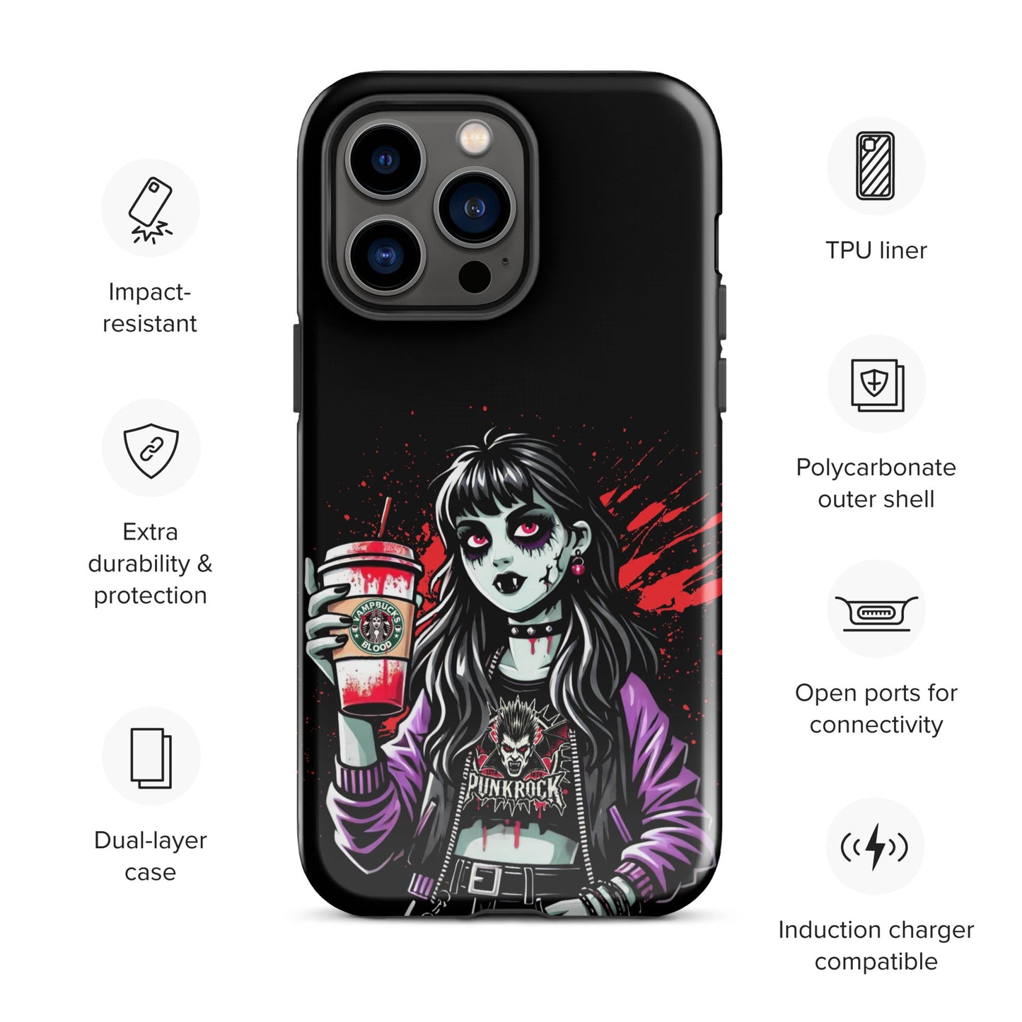Fang Fuel Tough Case for iPhone® - Graphic Punks