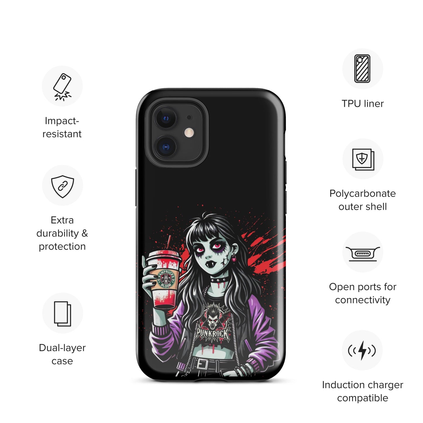 Fang Fuel Tough Case for iPhone® - Graphic Punks