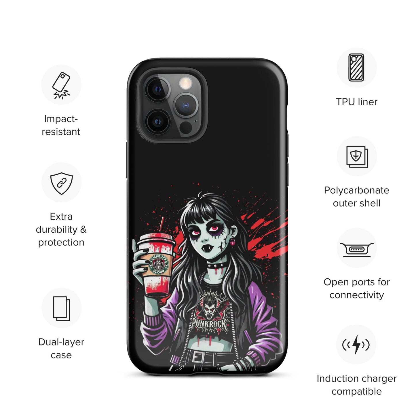 Fang Fuel Tough Case for iPhone® - Graphic Punks