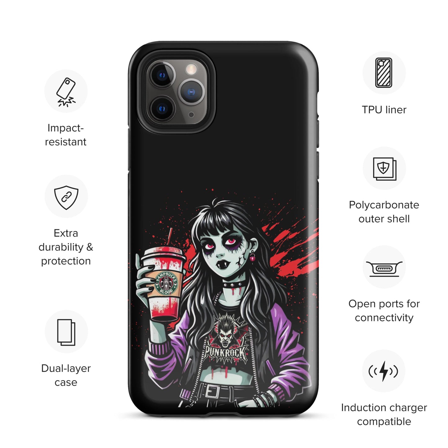 Fang Fuel Tough Case for iPhone® - Graphic Punks