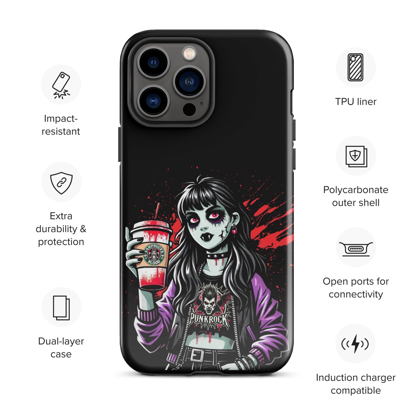 Fang Fuel Tough Case for iPhone® - Graphic Punks