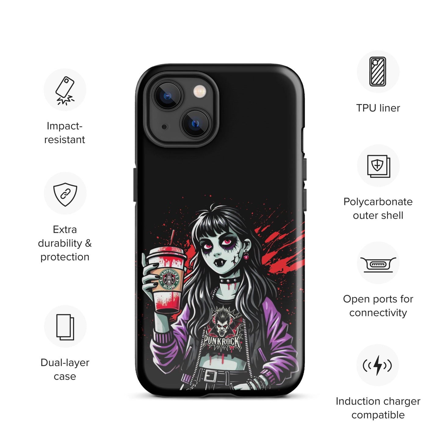 Fang Fuel Tough Case for iPhone® - Graphic Punks