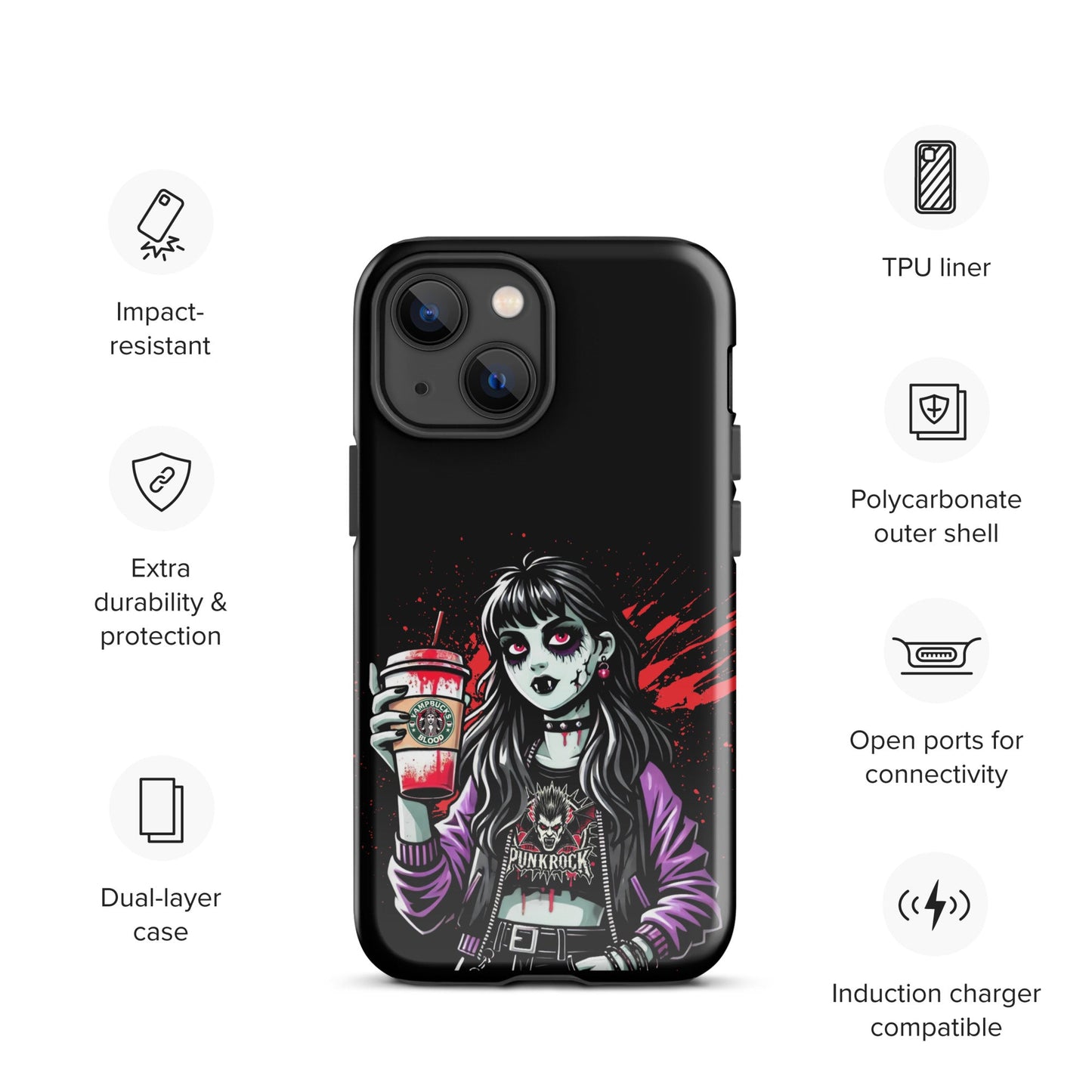 Fang Fuel Tough Case for iPhone® - Graphic Punks