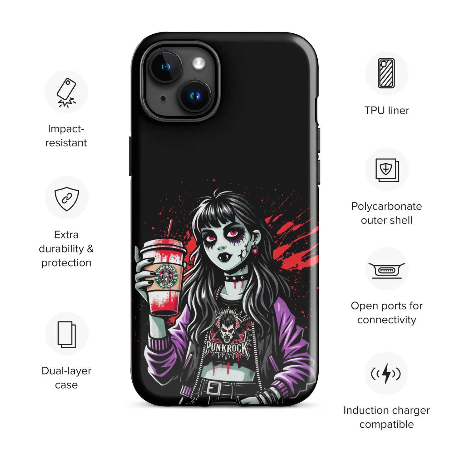 Fang Fuel Tough Case for iPhone® - Graphic Punks