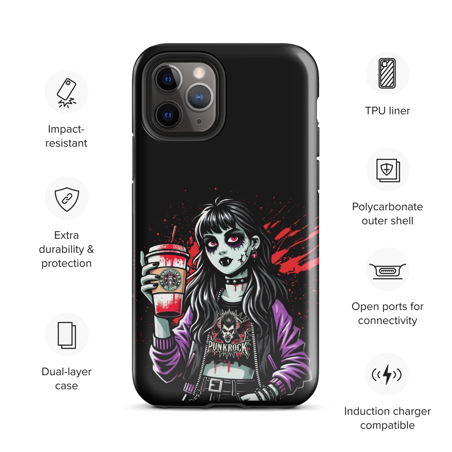 Fang Fuel Tough Case for iPhone® - Graphic Punks