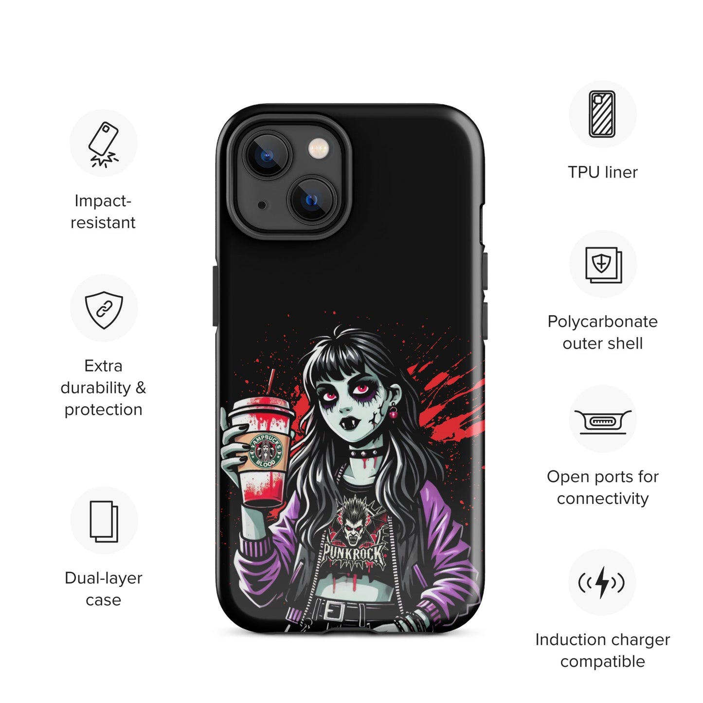 Fang Fuel Tough Case for iPhone® - Graphic Punks