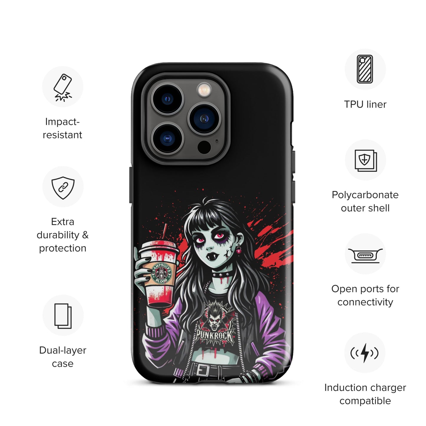 Fang Fuel Tough Case for iPhone® - Graphic Punks