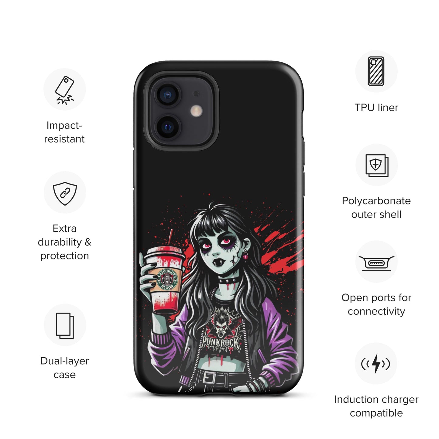 Fang Fuel Tough Case for iPhone® - Graphic Punks