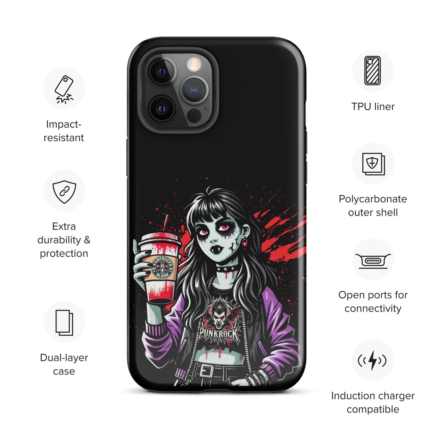 Fang Fuel Tough Case for iPhone® - Graphic Punks