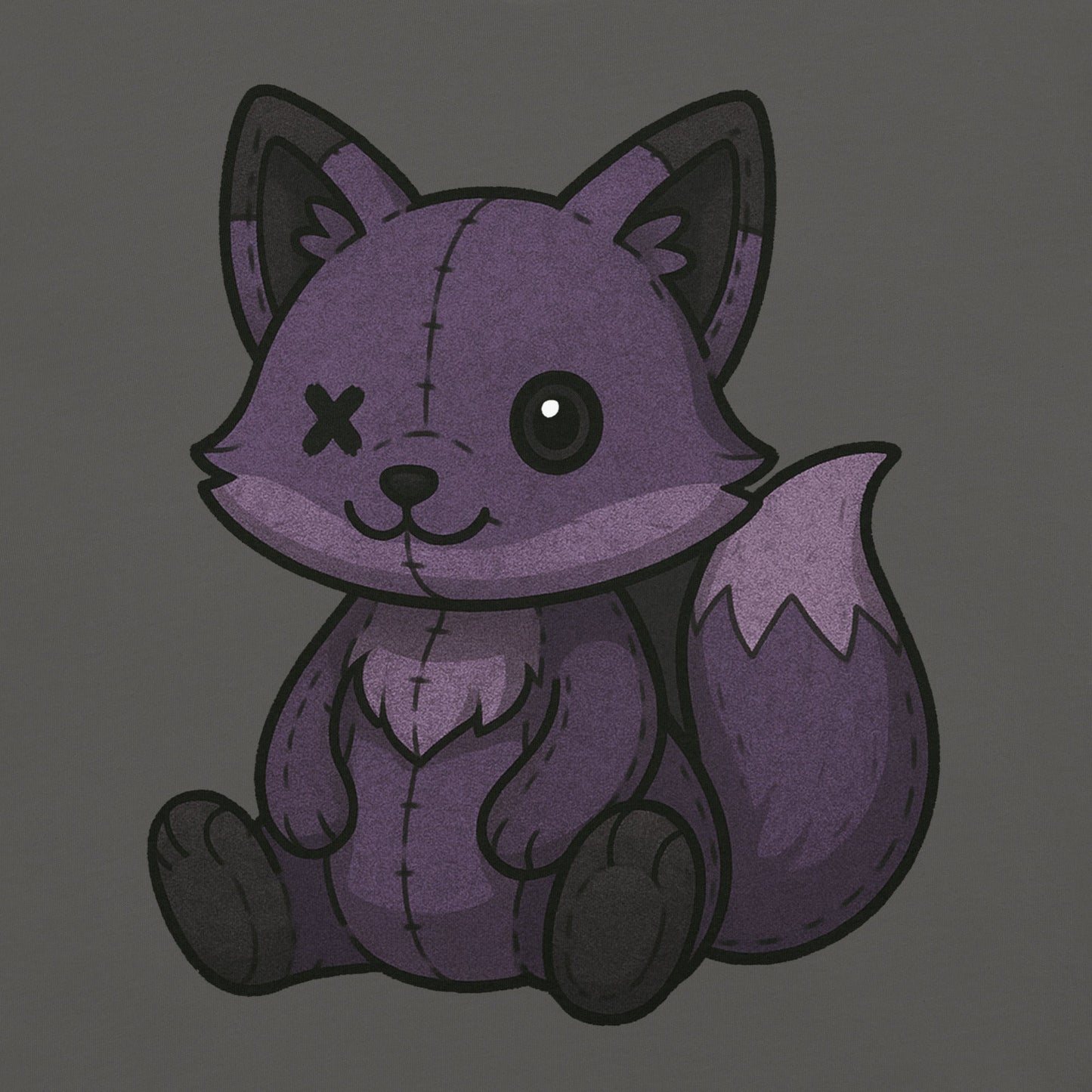 Fox Plushie Unisex Garment - Dyed T-Shirt - Graphic Punks
