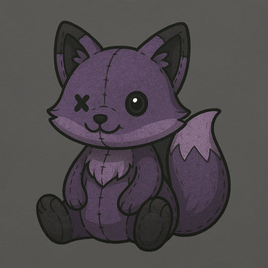 Fox Plushie Unisex Garment - Dyed T-Shirt - Graphic Punks