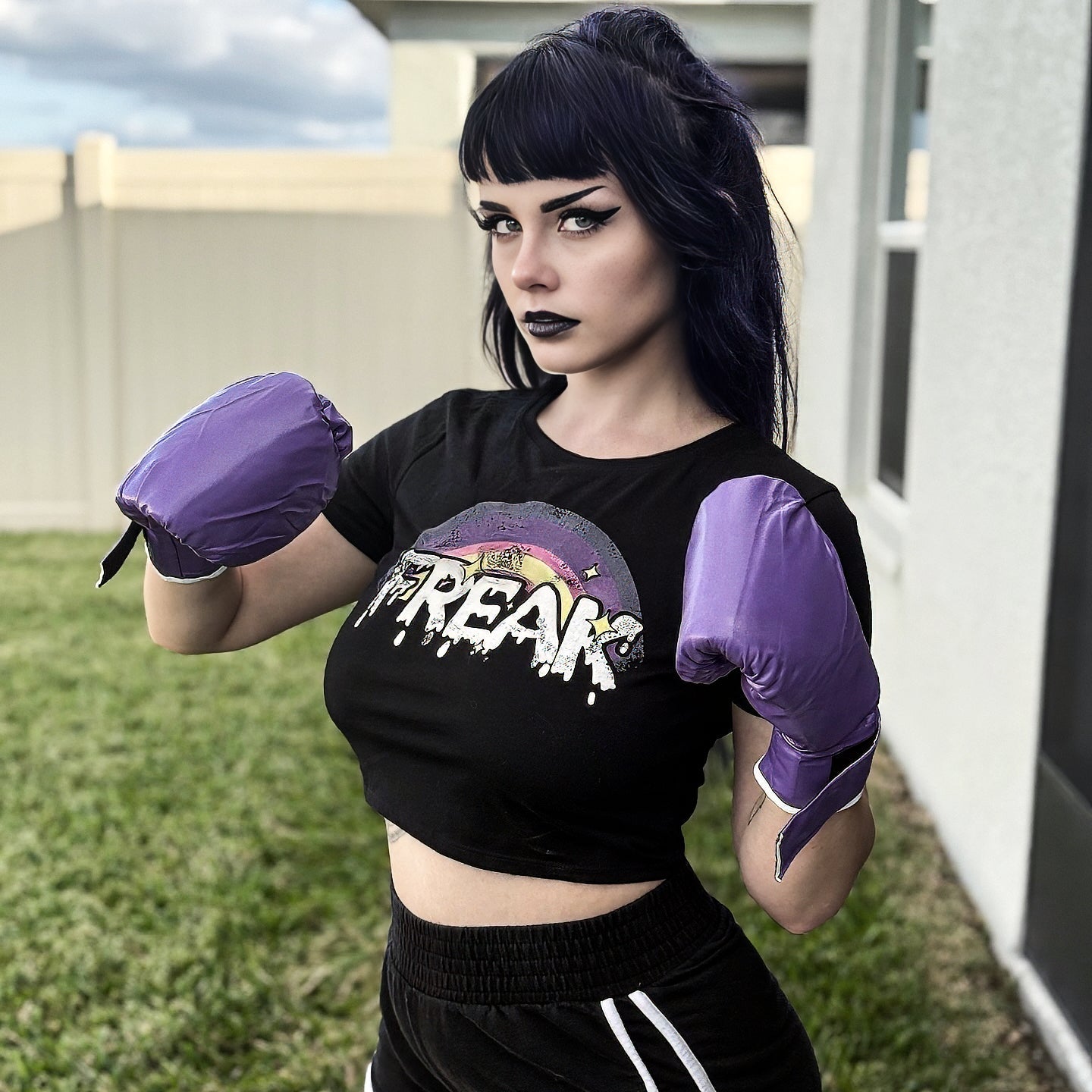 Freak Crop Top - Graphic Punks