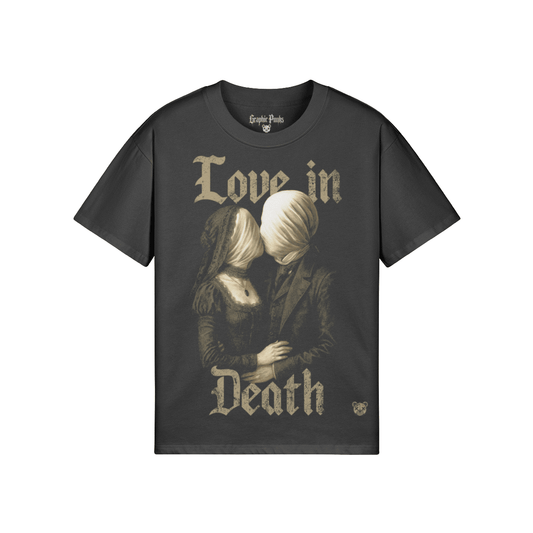 Love in Death Oversized Tee - Graphic Punks