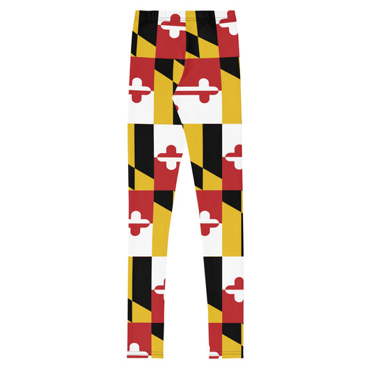 Maryland Flag Youth Leggings - Graphic Punks