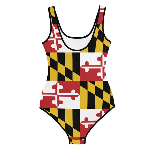 Maryland Flag Youth Swimsuit - Graphic Punks