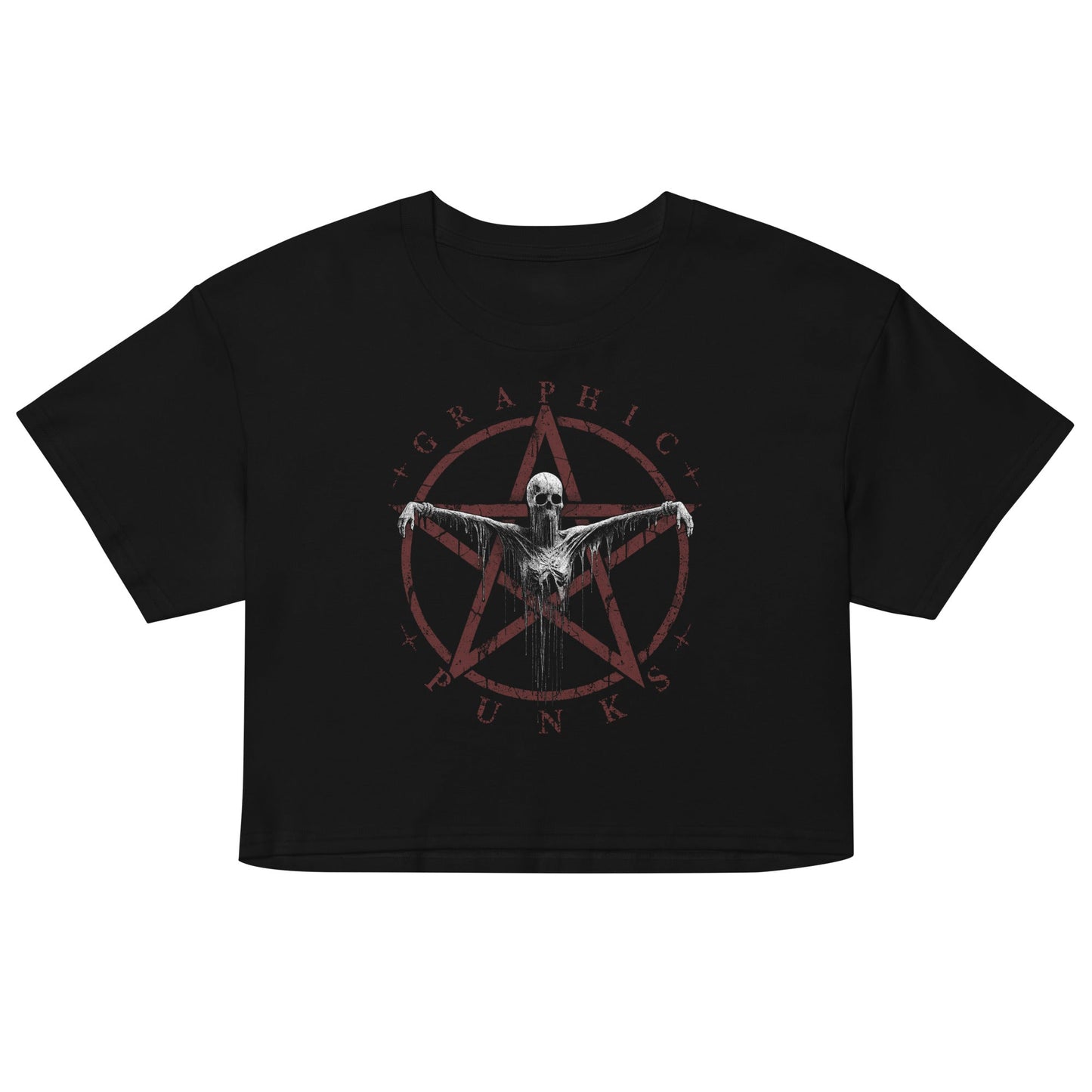 No Salvation Crop Top - Graphic Punks