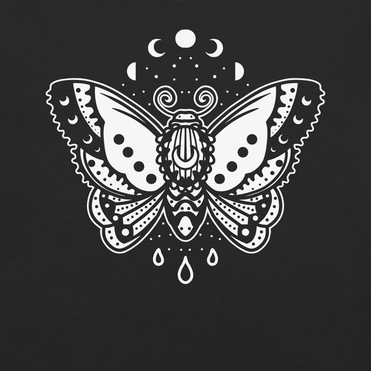 Nocturnal Moth Garment - Dyed Heavyweight T-Shirt - Graphic Punks