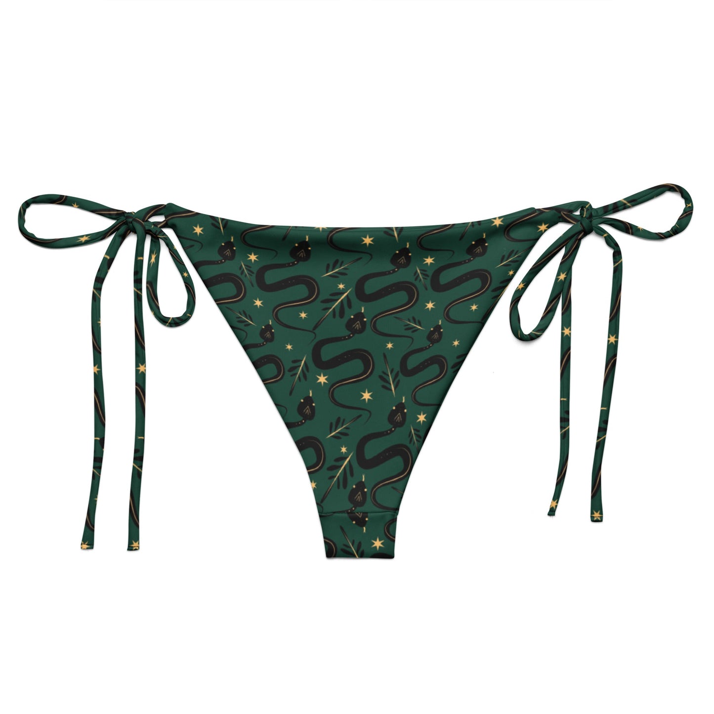 Occult Snakes String Bikini Bottom - Graphic Punks