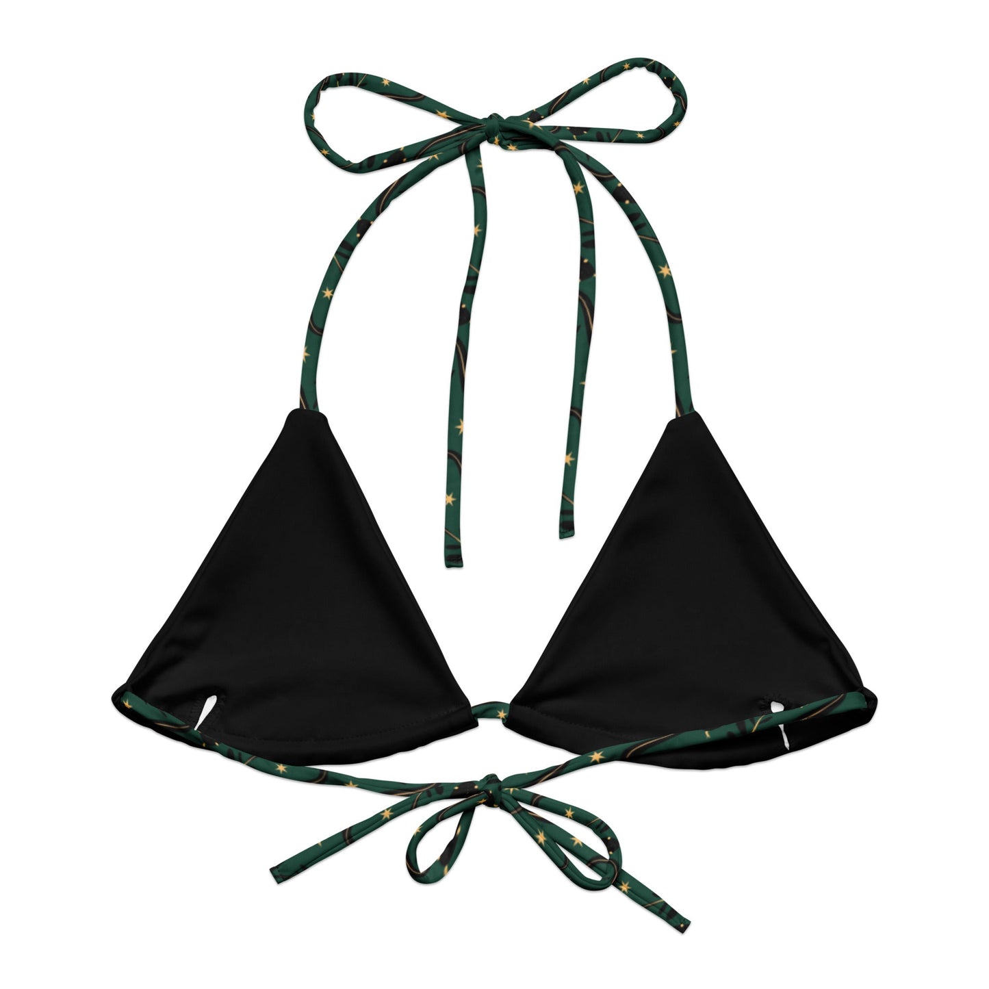 Occult Snakes String Bikini Top - Graphic Punks