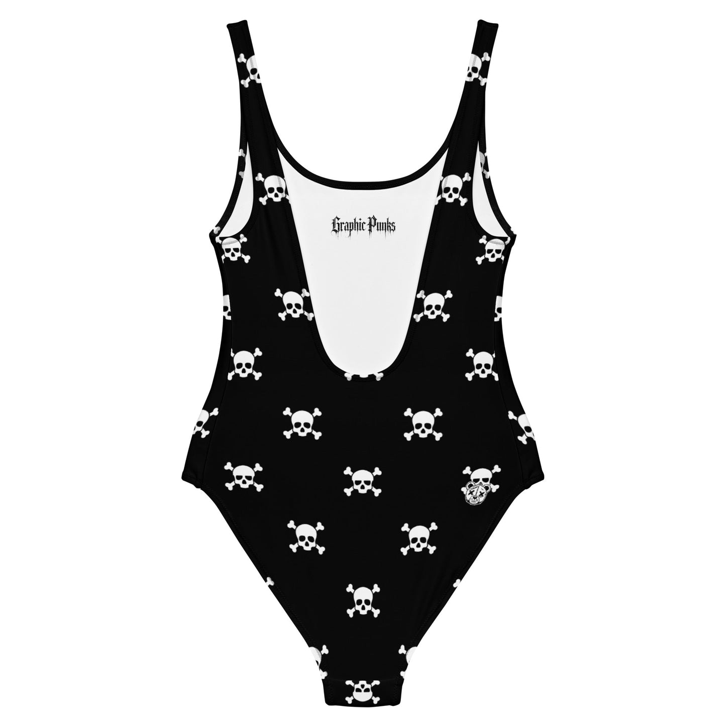 Pirate Skull One - Piece Swimsuit - Graphic Punks