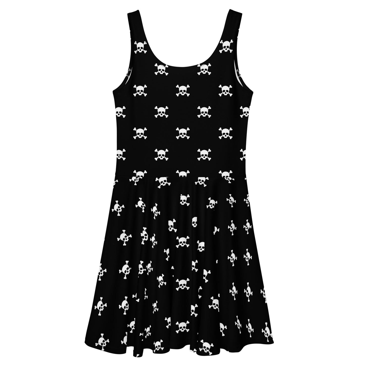 Pirate Skull Skater Dress - Graphic Punks