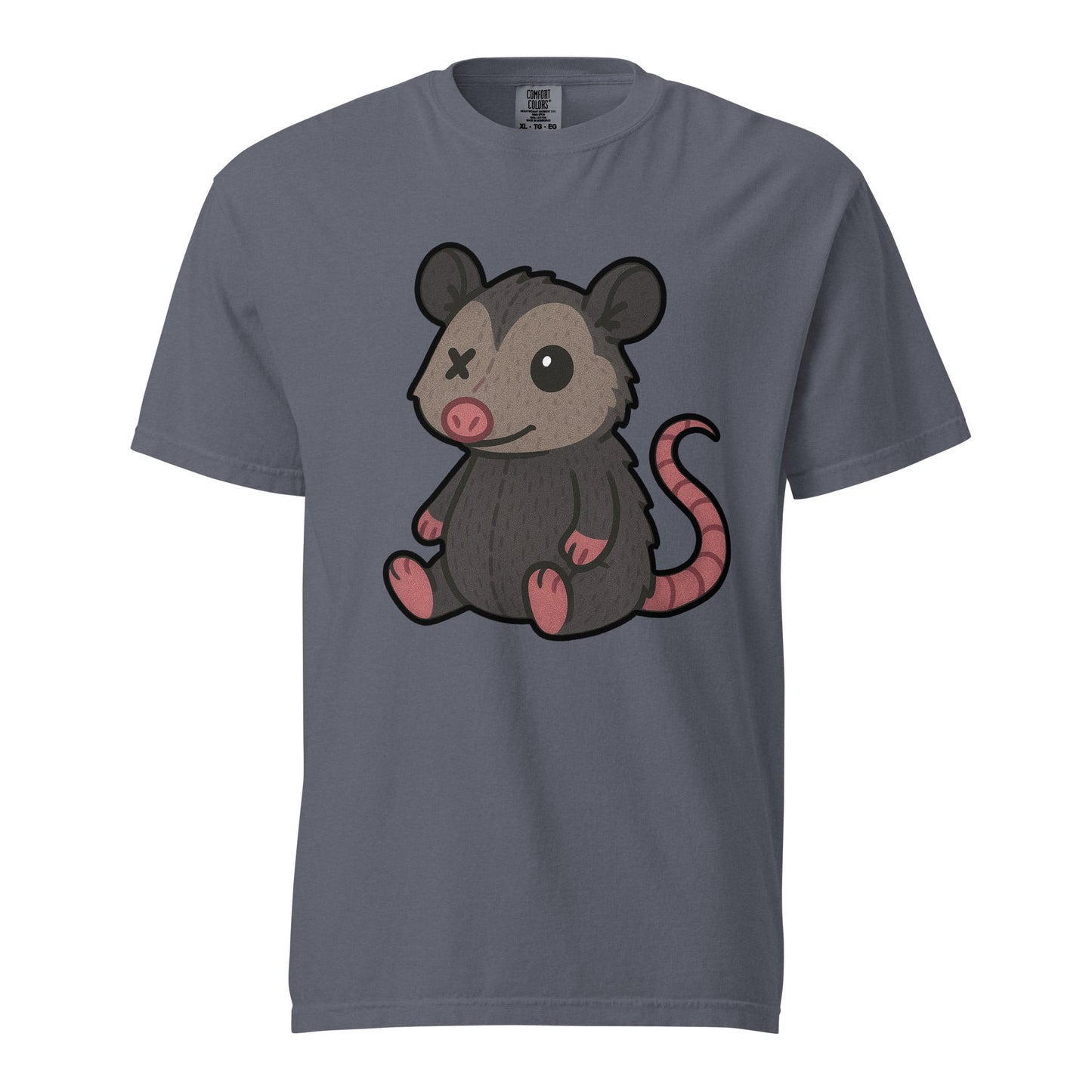 Possum Plushie Unisex Garment - Dyed Heavyweight T-Shirt - Graphic Punks